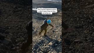 no bruises or scrapes🤞shorts hiking fails [upl. by Netnerb803]