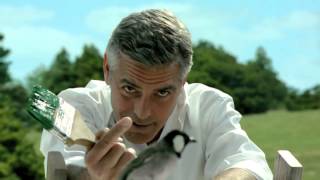 George Clooney  Kirin beer CM  TV Commercial Japan  pub Japon [upl. by Haimehen]