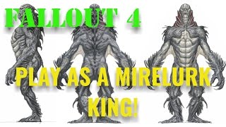 Fallout 4  Playable Mirelurk King MOD [upl. by Kirt]