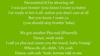 Pharrell Williams  Frontin with lyrics [upl. by Barton]