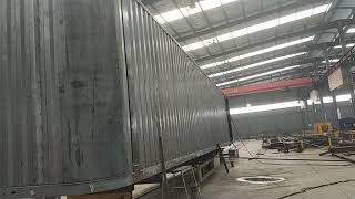 48 feet dry van trailer truck tare weight 85ton [upl. by Rem]