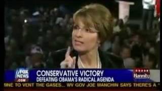 Palin Says Obama Nuclear Strategy Like a Kid Saying quotPunch Me in the Facequot [upl. by Eneleahs]