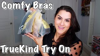 TRUEKIND BRA Review The Most Supportive Flattering and Comfy Bras MIDSIZE TRY ON [upl. by Vevay]