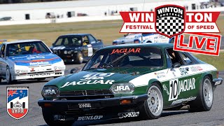 Winton Festival Of Speed Historic Racing Saturday LIVE [upl. by Ahtenak]