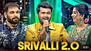 SRIVALLI 30 X DIL SE RE  OUTSTANDING PERFORMANCE INDIAN IDOL  FT ANIRUDH [upl. by Bum720]