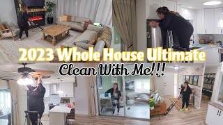 2023 Whole House Ultimate Clean With Me  Cleaning Motivation  House Clean [upl. by Herrle]