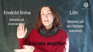 AVGIFTER SOCIALA SKYDDSNÄTET ARBETSGIVARAVGIFTER amp EGEN AVGIFTER VAD ÄR DET [upl. by Icam816]