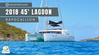 2018 45 LAGOON WALKTHROUGH  RAPSCALLION [upl. by Llib]