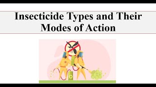 Insecticide types and their modes of action [upl. by Clorinde219]