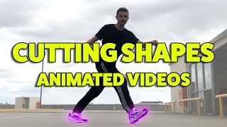 Cutting Shapes amp Shuffle Glowing Animation Videos After Effects [upl. by Conard859]