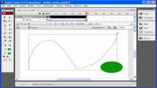 Create a motion guide in Adobe Flash [upl. by Calhoun]