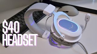 40 Gaming Headset Review Fifine Ampligame H6 [upl. by Eilssel]