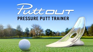 PuttOUT Pressure Putt Trainer FEATURES [upl. by Eneleahs]