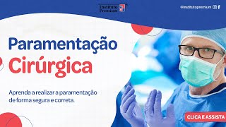 Paramentação Cirúrgica para extração dental  Luvas cirúrgicas [upl. by Clerc]