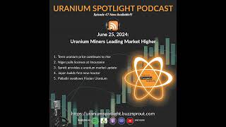 June 25 2024 Uranium Miners Leading Market Higher [upl. by Gnaht]