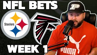 Steelers vs Falcons Week 1 Bets  NFL Picks With Kyle Kirms [upl. by Annailuj264]