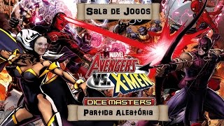 Dice Masters Avengers vs XMen  Partida completa  Casa NERD lol [upl. by Atekin]