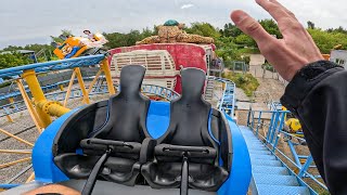 HANKATTEN POV Gerstlauer Spinning Coaster BonBonLand [upl. by Ahsiena912]