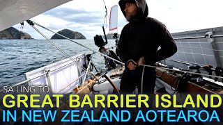 Sailing to Great Barrier Island from Whangarei Heads in New Zealand [upl. by Bergman]