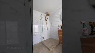 Frameless Shower Screen  Installation Video  Bathroom Renovation  Melbourne Victoria [upl. by Whitcomb]