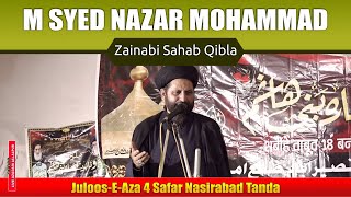 Maulana Syed Nazar Mohammad Zainabi  Juloose Aza 4 Safar Nasirabad 2024  18 Bani Hashim Nasirabad [upl. by Marchelle]