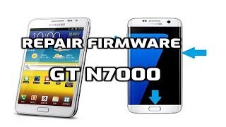 Samsung galaxy Note N7000 Repair Firmware 4 file [upl. by Ronni]