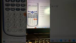 CALCULATOR TECHNIQUE how to solve the equation 5y20 Casio [upl. by Gladis]