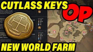 DO ALL THE QUESTS IN CUTLASS KEYS IMMEDIATELY Mystic Doubloon Farm New World Aeternum [upl. by Llehctim911]