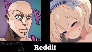 ANIME vs REDDIT The Rock Reaction Meme  GENSHIN IMPACT part 33 [upl. by Tecla]