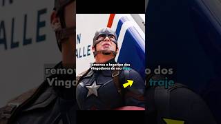 Por que o CAPITÃO AMÉRICA removeu a LOGO dos VINGADORES de seu TRAJE shorts [upl. by Jc]