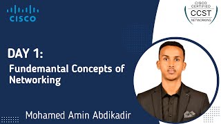 Lesson 1  Fundamental Concepts of Networking  Cisco CCST Somali  M Amin Abdikader [upl. by Onyx]