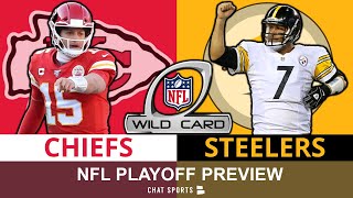 Chiefs vs Steelers Preview Injury Report Patrick Mahomes Big Ben  2022 NFL Wild Card Weekend [upl. by Nirtak198]