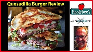 Applebees 799 Quesadilla Burger Review  JKMCraveTV [upl. by Pollack]