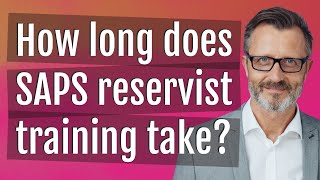 How long does SAPS reservist training take [upl. by Elyse]