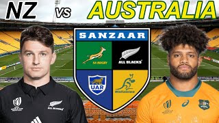 NEW ZEALAND vs AUSTRALIA Rugby Championship 2024 Live Commentary [upl. by Arel]