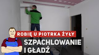 Szpachlowanie płyt fermacell oraz gładź  robię 🏠 Piotra Żyły [upl. by Weaks]