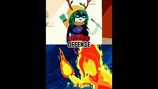 Huntress Wizard vs Flame Princess editcartoonnetwork adventuretime [upl. by Mairam]