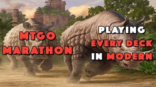 Rhinos  MTGO Modern Marathon 48 [upl. by Edwine206]