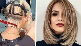 TENDÃŠNCIA DE CORTE DE CABELO 2022 FEMININO  PENTEADO MAIS LINDO [upl. by Arria52]