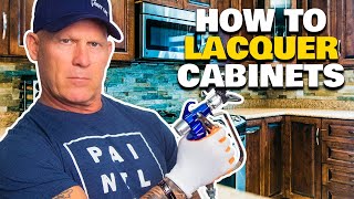 FAST Cabinet Painting AMAZING Drying and Spraying System [upl. by Brie]