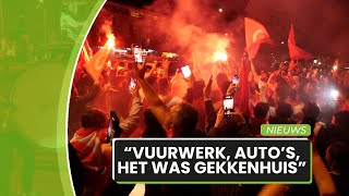 Volksfeest in centrum van Doetinchem na winst Turkije op EK Voetbal [upl. by Nennarb344]