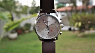 Fossil Q Commuter Hybrid Smartwatch Review [upl. by Aropizt984]