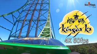 Official Kingda Ka POV 2021  4k 60fps  Six Flags Great Adventure [upl. by Allenod]