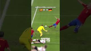 Spain and Germany Clash in the Battle for WORLD CUP GLORY  shortvideo viralvideo football [upl. by Thedric110]