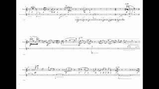 Edgard Varèse Density 215 Version 2021 with single note dynamic changes amp with score [upl. by Westphal762]