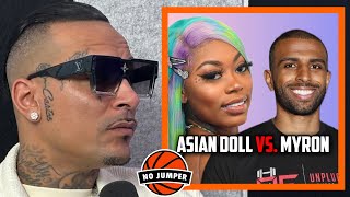 Asian Doll and Myron From Fresh amp Fit Go Back and Forth [upl. by Oht]