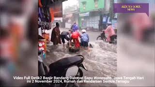 Wonosobo JeboL Detik detik Banjir Dahsyat Sapu Dieng Wonosobo Jawa Tengah Hari ini 2122024 [upl. by Dnalon]