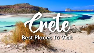 CRETE GREECE  7 Places You Should Visit In Crete [upl. by Fine628]