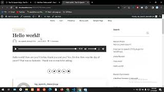 How to regenerate text to speech mp3 file by Text To Speech Pro WordPress plugin [upl. by Ahsirt]