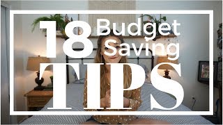 18 BUDGET SAVING Tips [upl. by Ynatil]